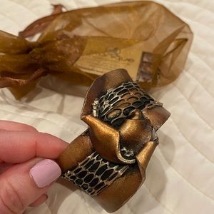 Wearable art! Gorgeous handmade bracelet.